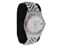 Rolex White Gold Stainless Steel Thunderbird Bezel Watch, Mid 1960's