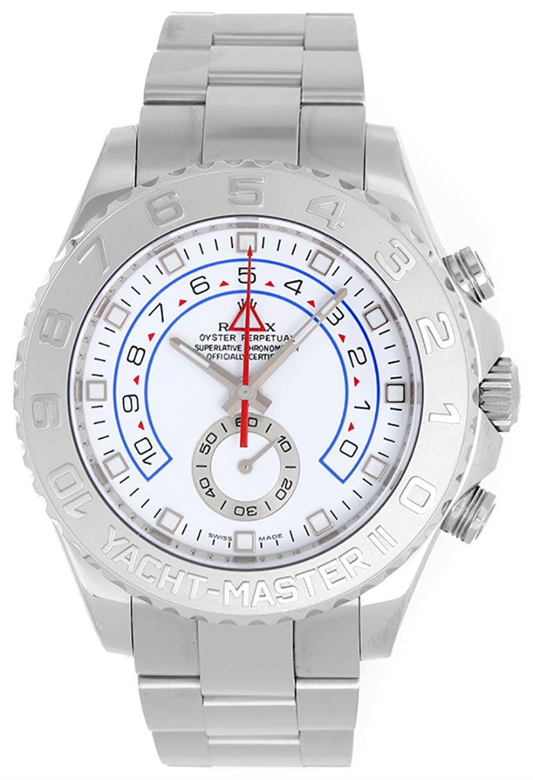 Men's Rolex White Gold Yacht-Master II Regatta Automatic Wristwatch Ref 116689