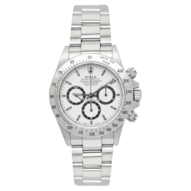 Rolex Cosmograph Daytona 16520 bianco in acciaio inossidabile Orologio da polso da uomo 40 mm in vendita