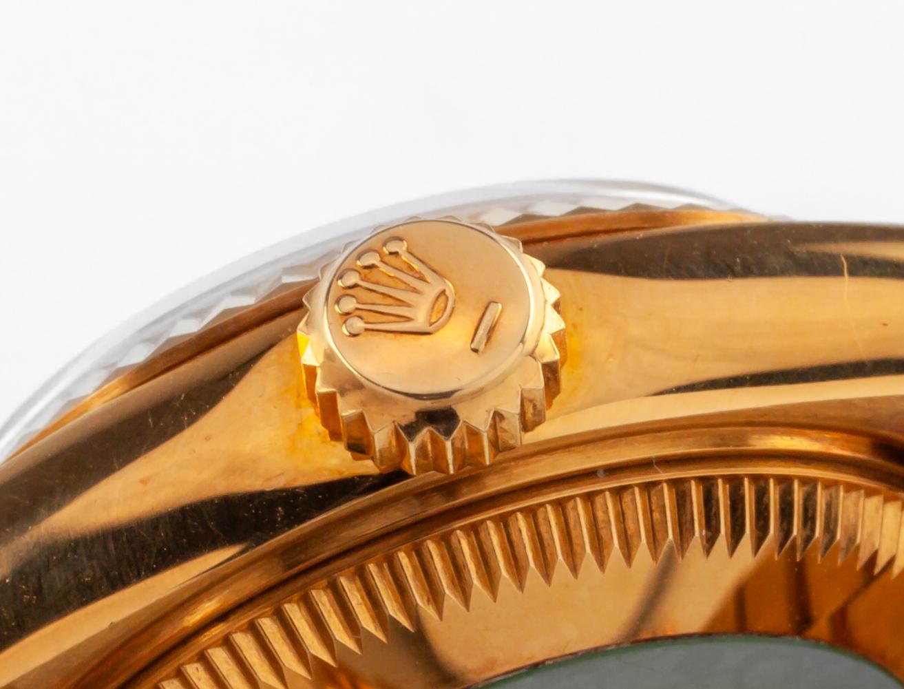 Rolex President OPDJ 69178 pour femme en or jaune 18 carats en vente 4
