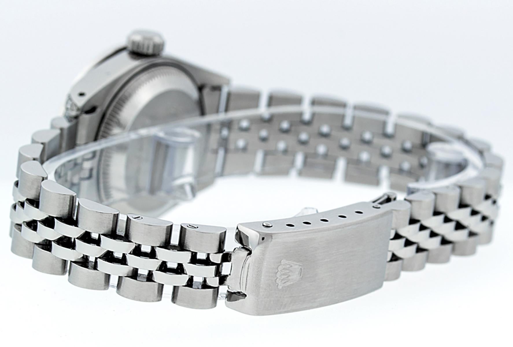Rolex Women's Datejust Watch Steel / 18 Karat White Gold MOP String Diamond Dial 2