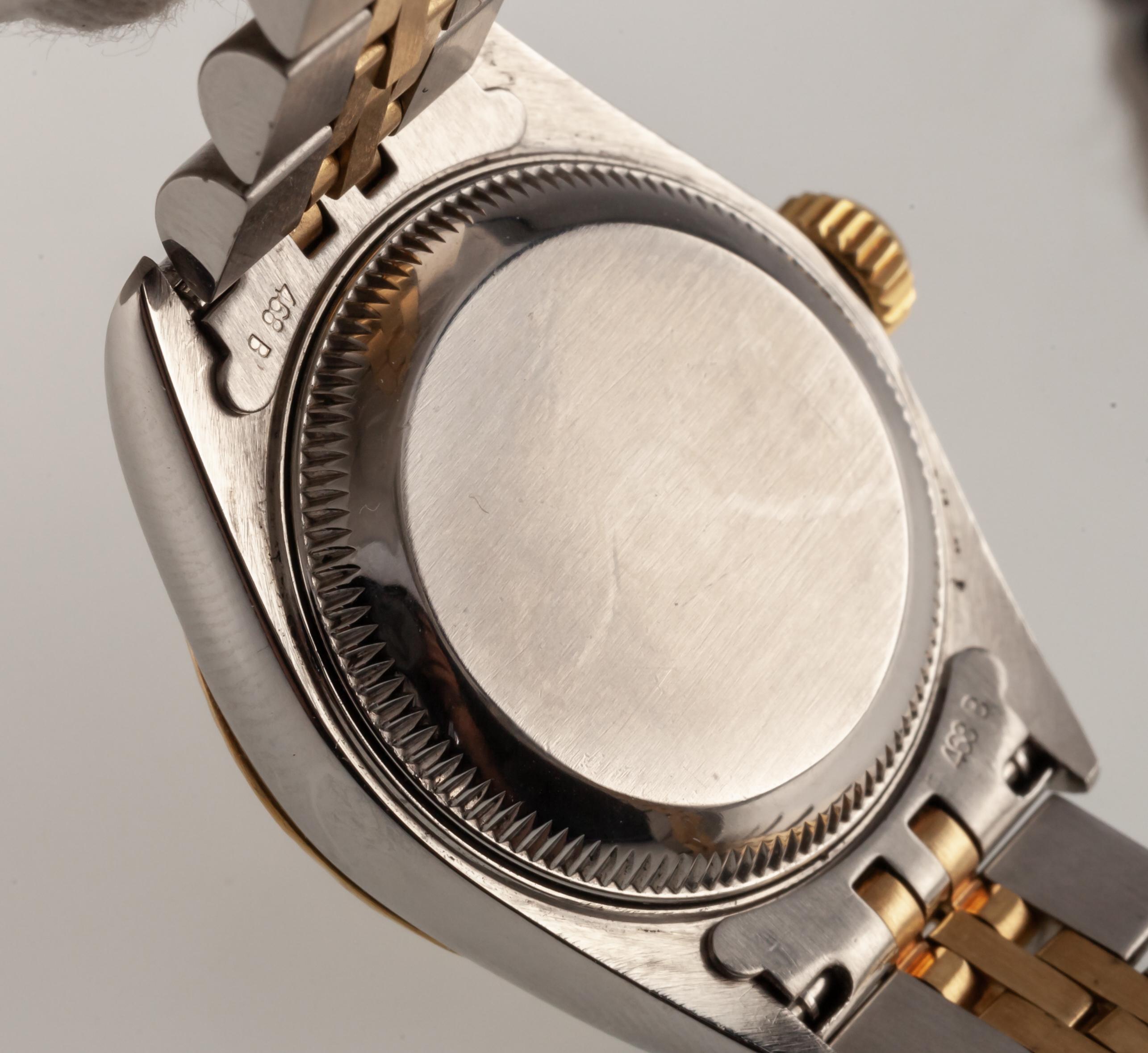 Rolex Montre Datejust bicolore pour femme avec cadran en diamant et bracelet jubilé 69173 Pour femmes en vente