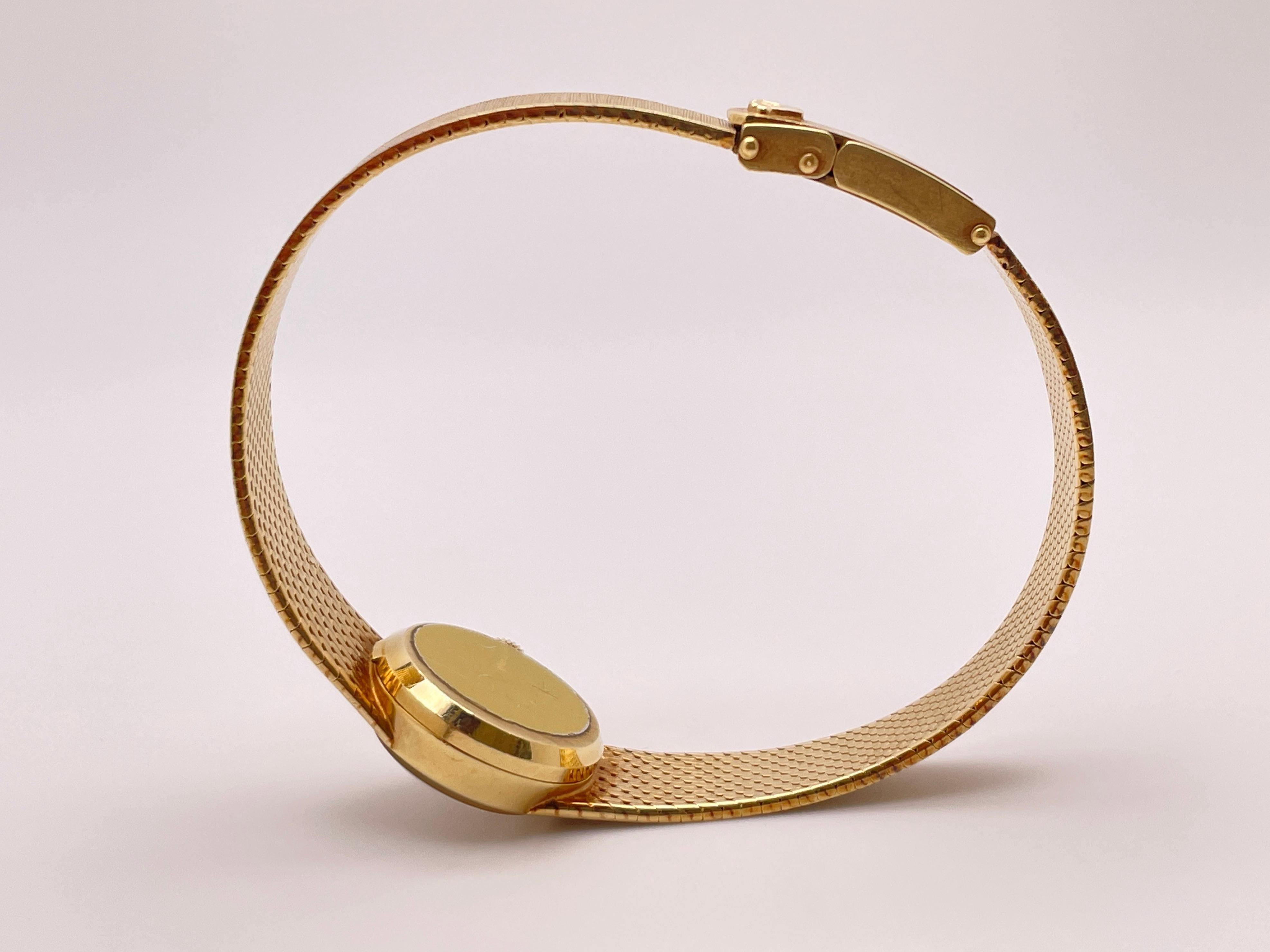 Rolex Women's Winding Watch 14K Yellow Gold For Sale 11