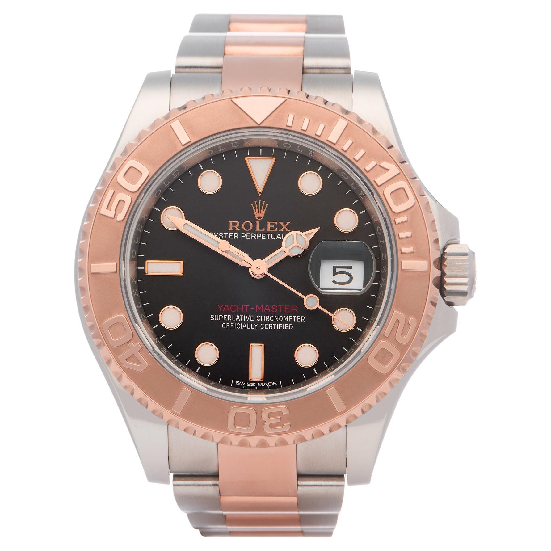 Rolex Yacht-Master 0 116621 Men Rose Gold & Stainless Steel 0 Watch