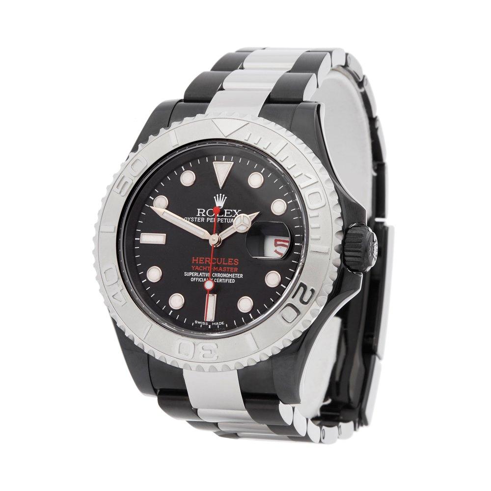 Xupes Reference: COM1137
Manufacturer: Rolex
Model: Yacht-Master
Model Variant: 0
Model Number: 116622
Age: 41280
Gender: Men
Complete With: Rolex Box Manuals & Guarantee
Dial: Black Baton
Glass: Sapphire Crystal
Case Material: DLC Coated Stainless