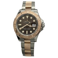 Rolex Yacht Master 116621 40mm Chocolate Dial 18K Rose Gold Steel Box Paper 2018