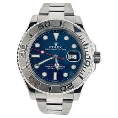 Vintage Rolex Yacht- Master 116622 Blue Dial Steel Watch