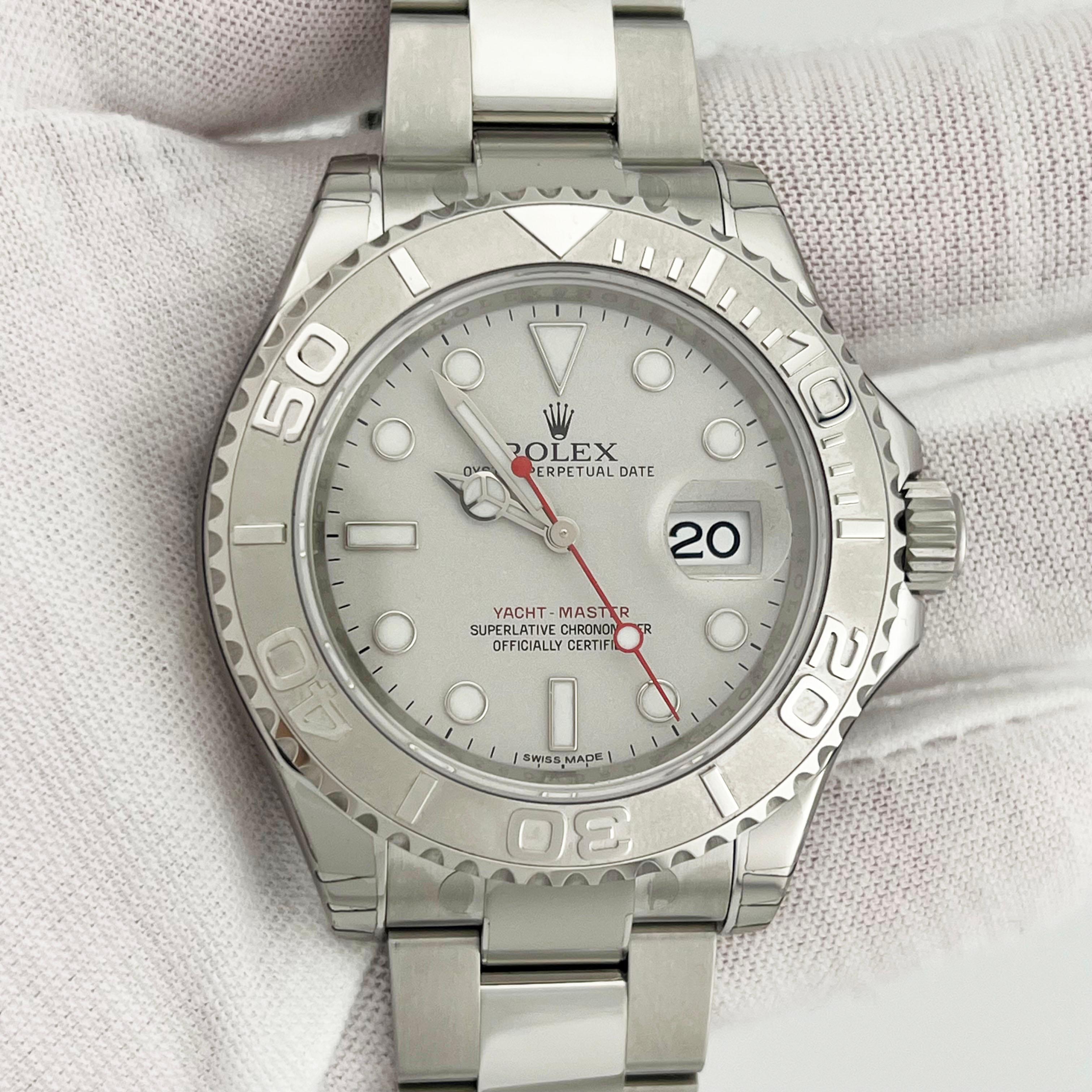 Rolex Yacht Master 116622 Platin Edelstahl Box Papier STICKERS 4