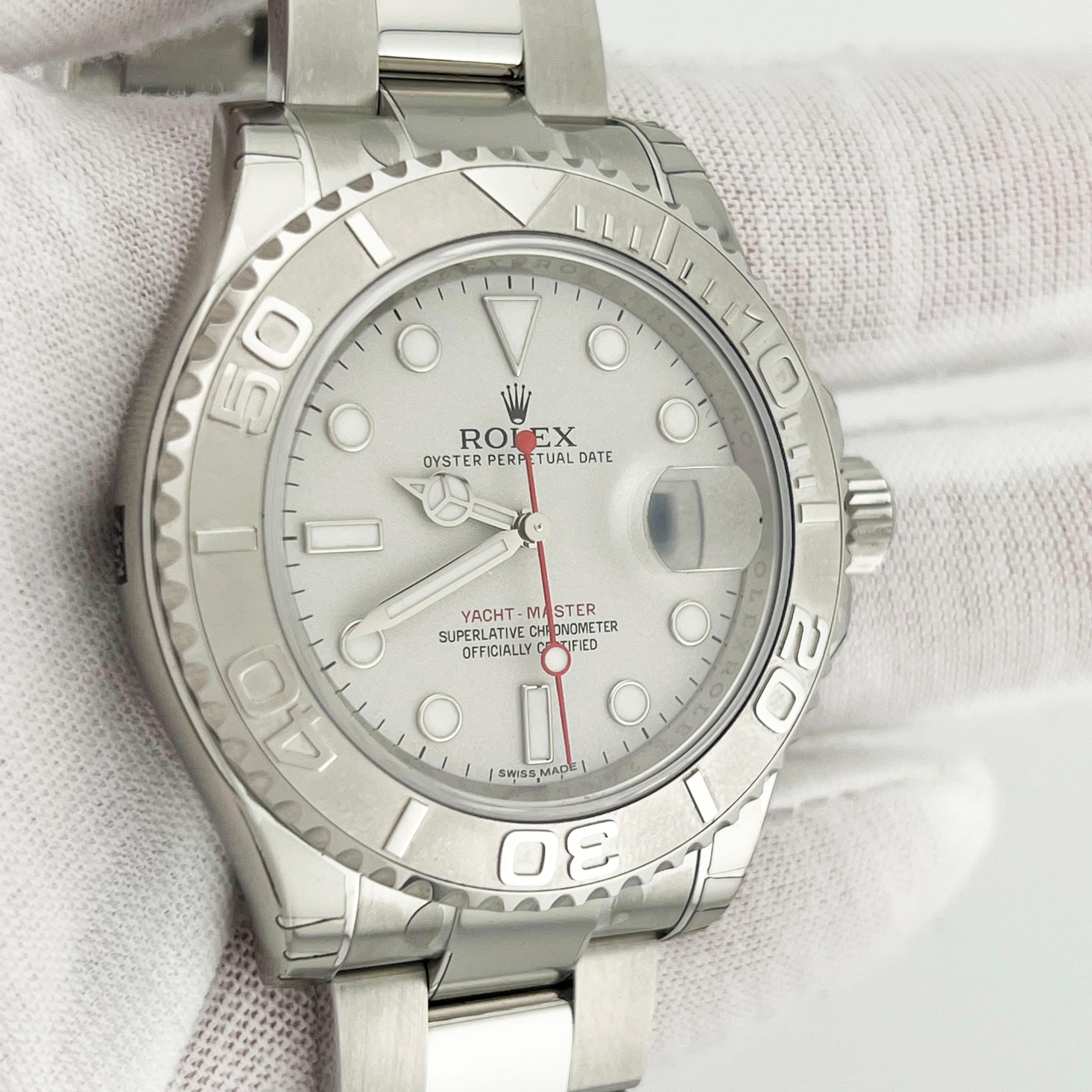 Rolex Yacht Master 116622 Platin Edelstahl Box Papier STICKERS 5