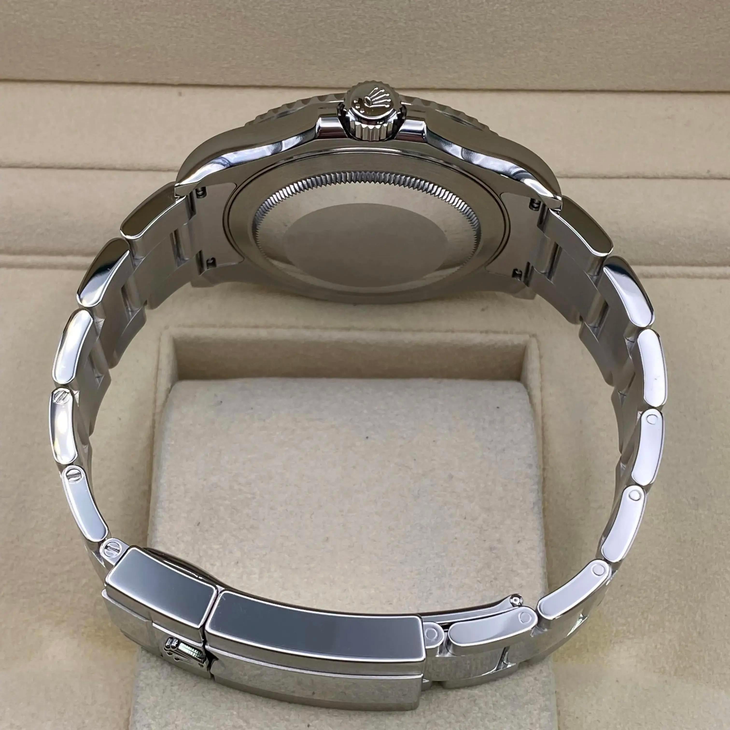 Rolex Yacht-Master 116622 Acero 40mm Esfera Azul Reloj Automático Caja Papeles en venta 3