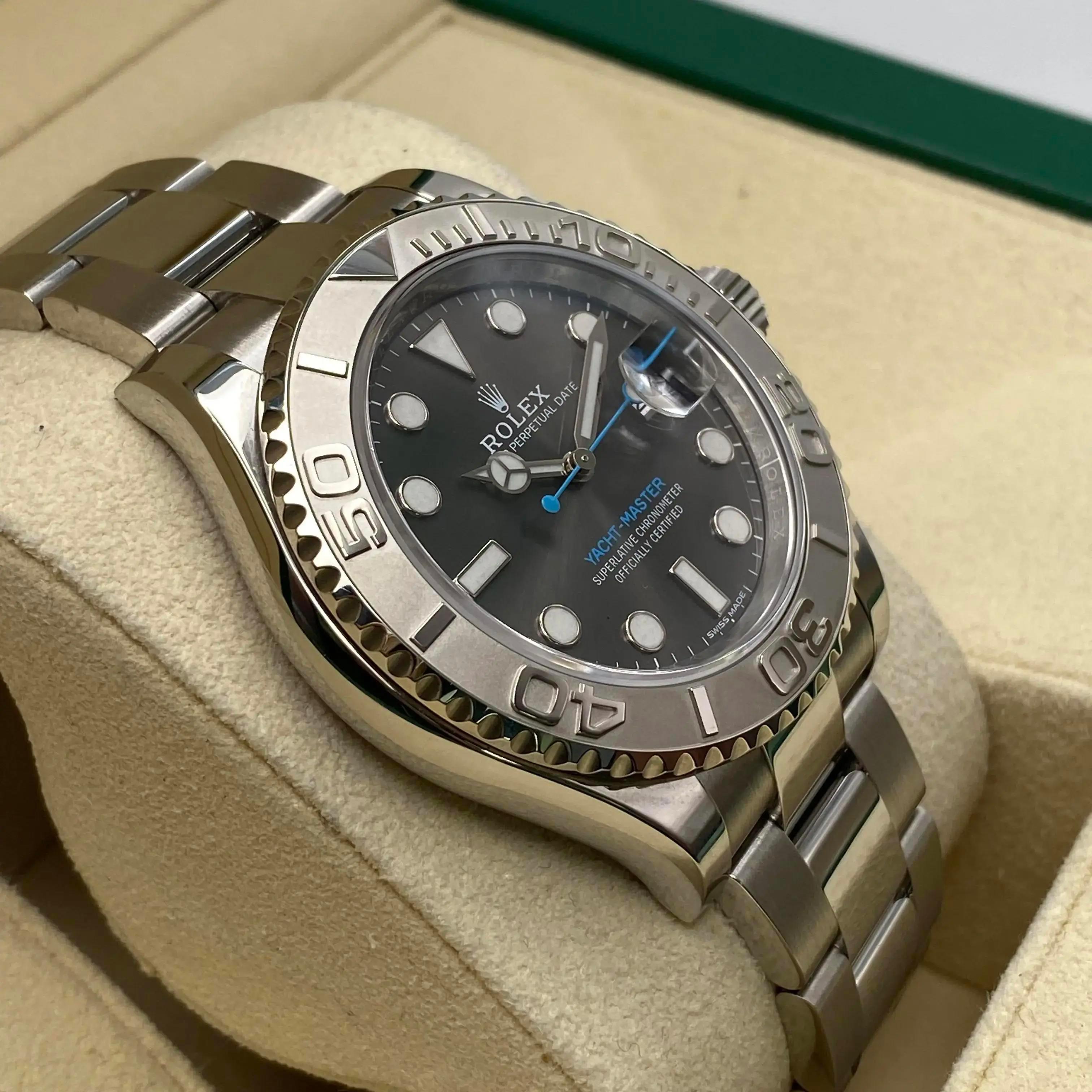 De los hombres Rolex Yacht-Master 116622 Reloj Automático Acero 40mm Esfera Rodio en venta