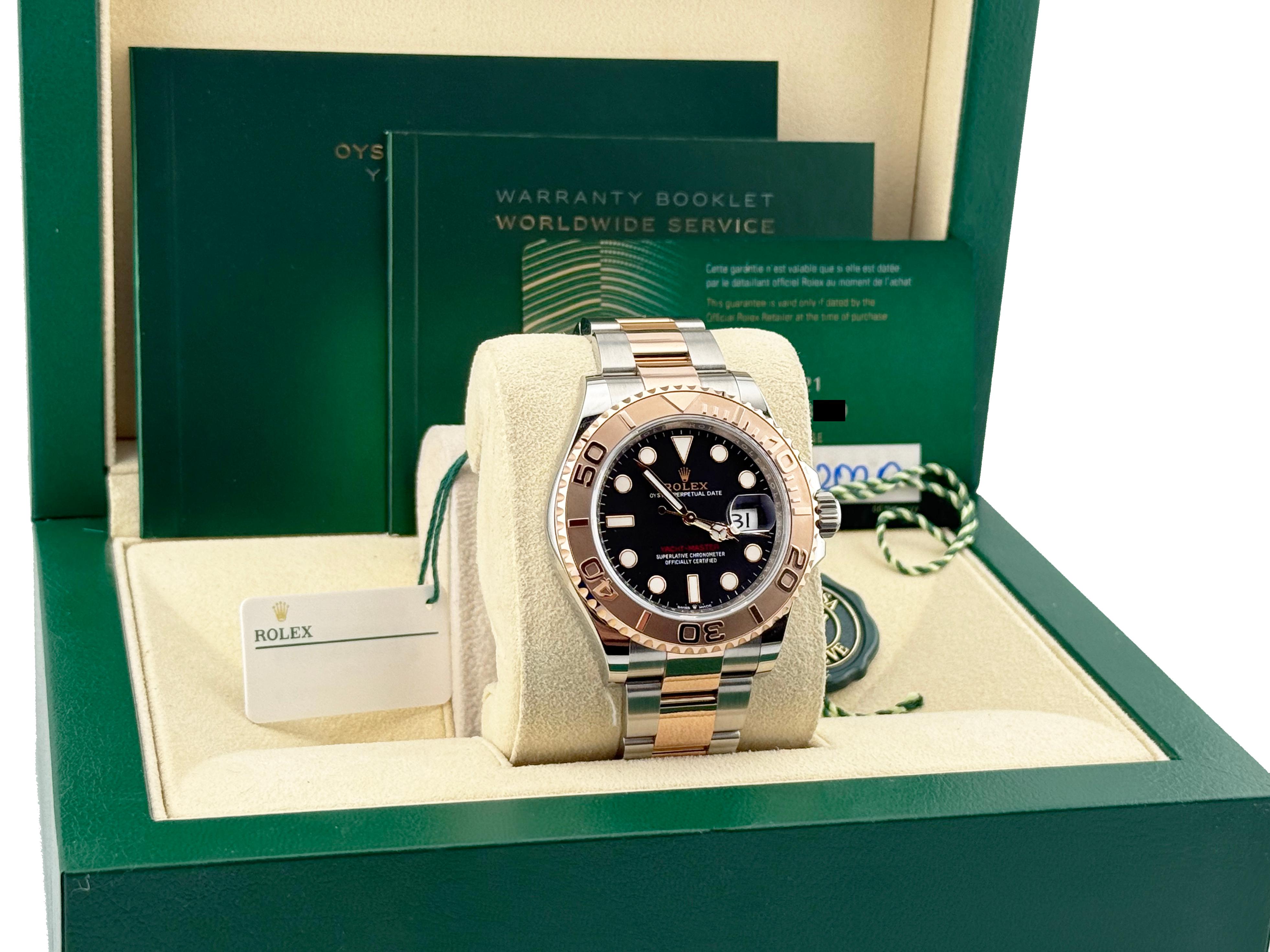 Rolex Yacht Master 126621 40mm Quadrante Cioccolato 18K Oro Rosa Acciaio Scatola 2020 In condizioni ottime in vendita a San Diego, CA