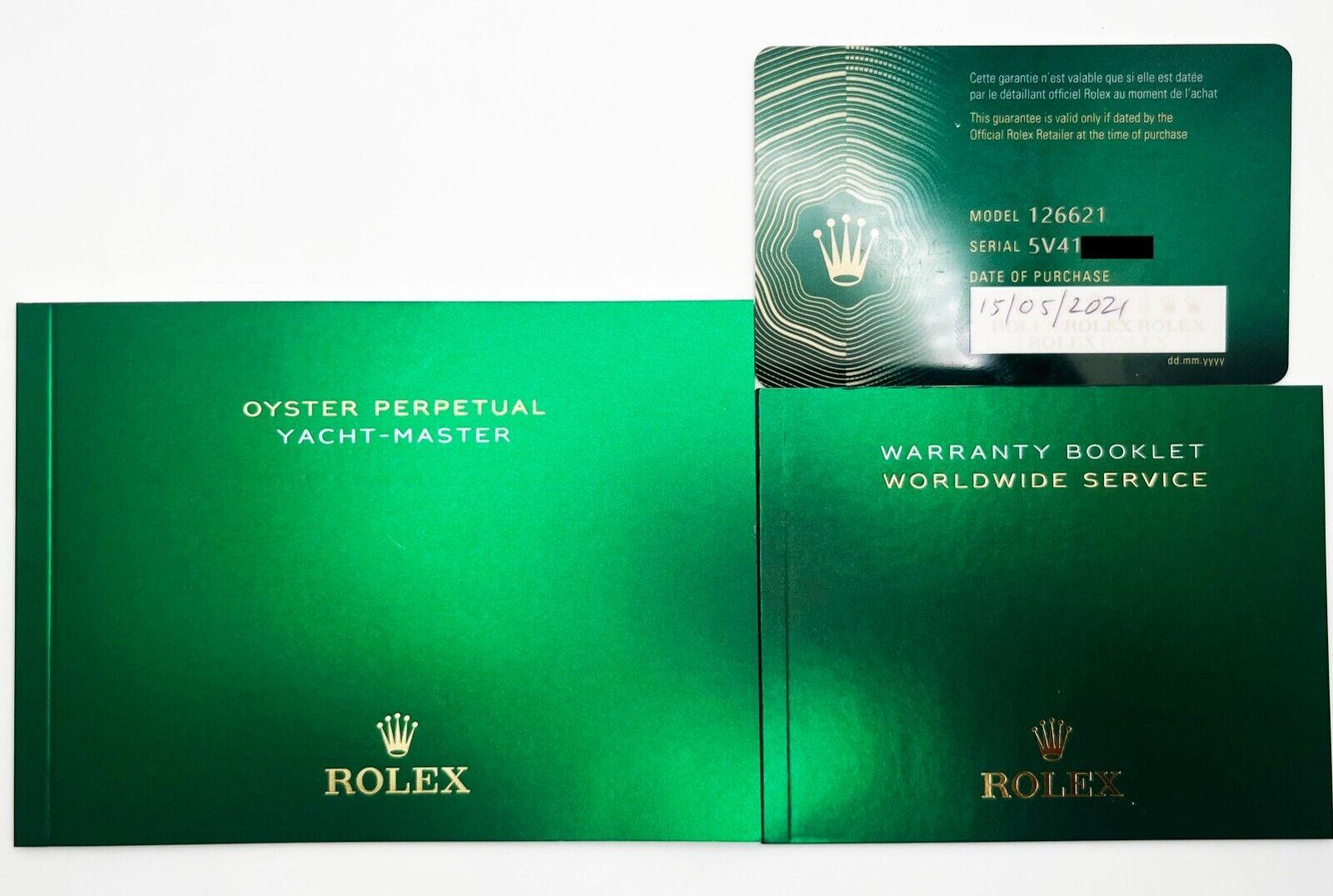 Rolex Yacht Master 126621 Chocolate Dial 18K Rose Gold Stainless Box Paper 2021 For Sale 3