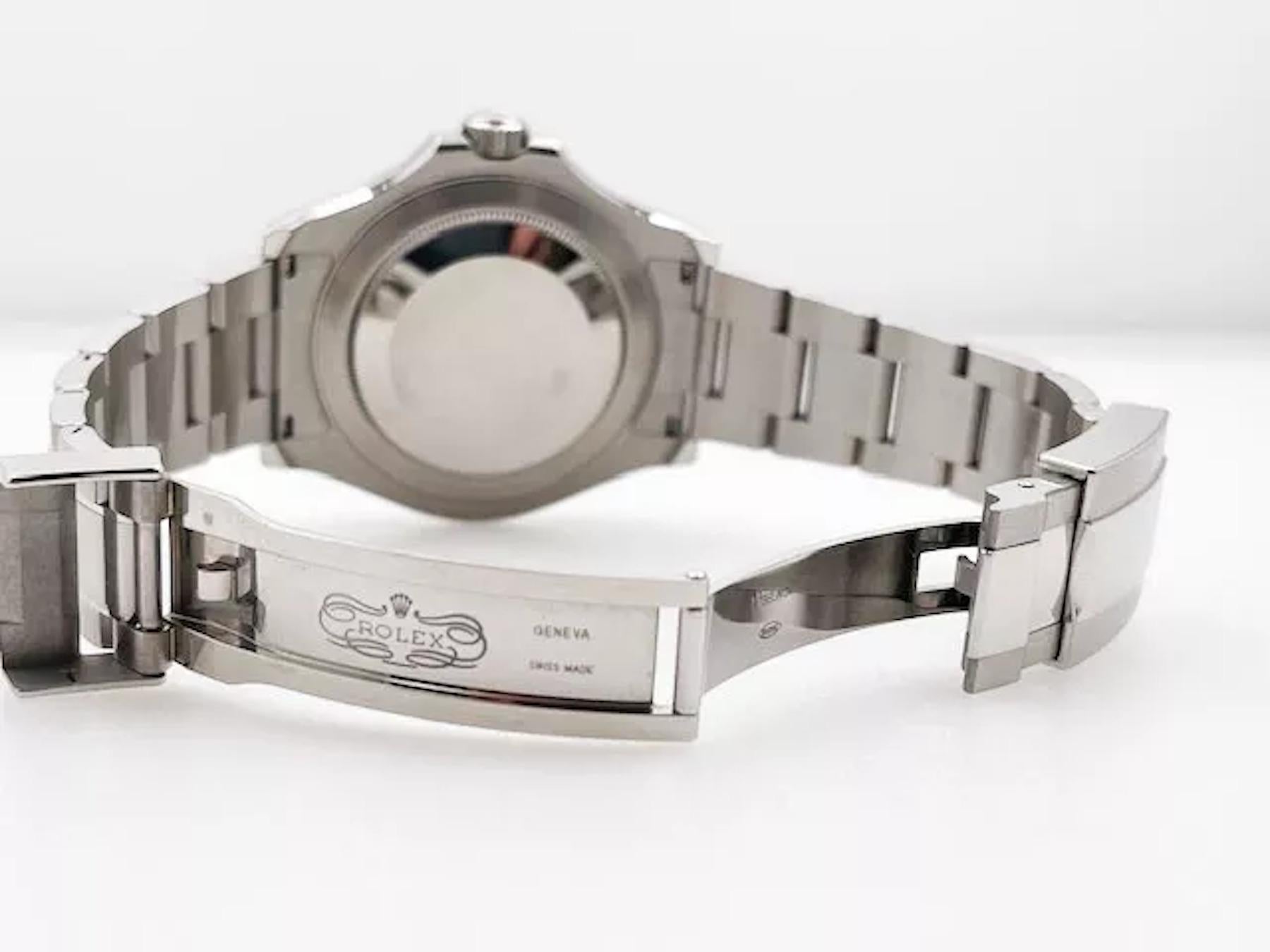 Rolex Yacht Master 126622 40mm Rhodium Zifferblatt Platin Stahl Box Papier 2021 im Angebot 1
