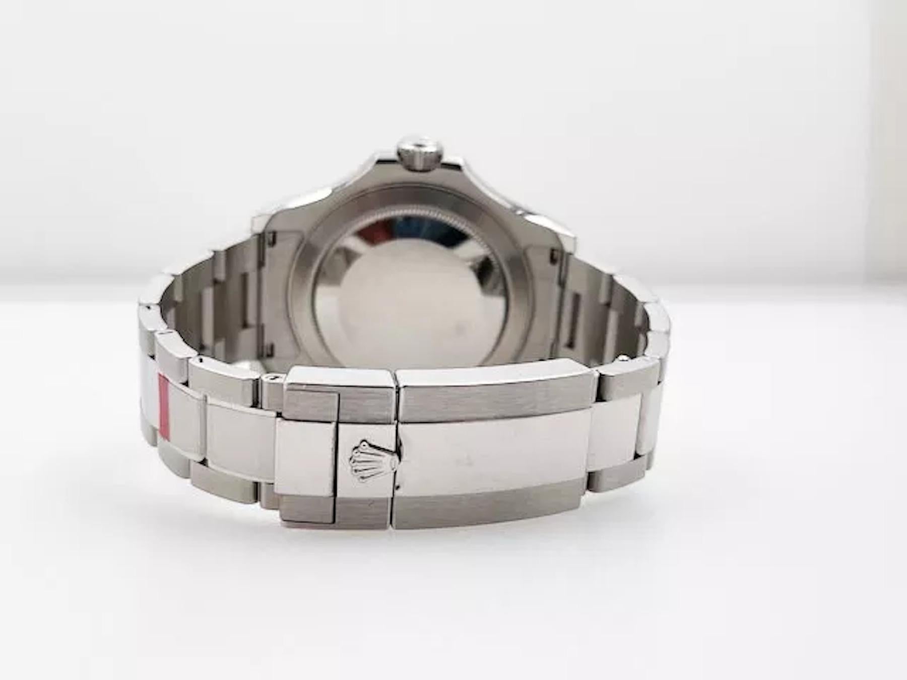 Rolex Yacht Master 126622 40mm Rhodium Zifferblatt Platin Stahl Box Papier 2021 im Angebot 2