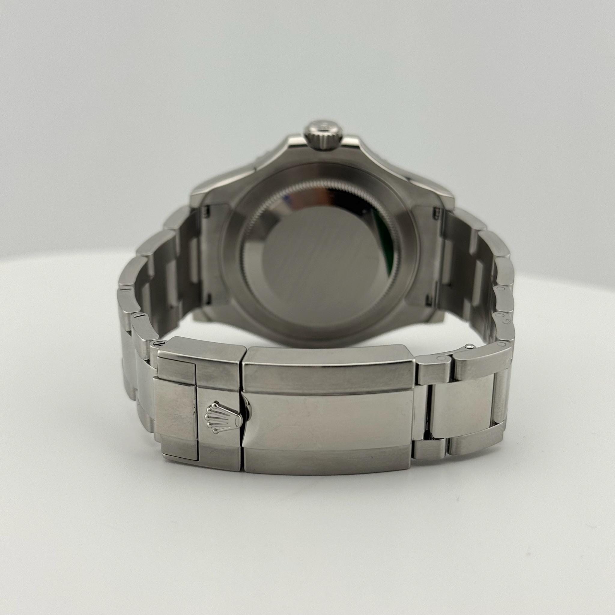 Rolex Yacht Master 126622 40mm Slate Rhodium Dial Platinum Bezel Steel Box Paper For Sale 2