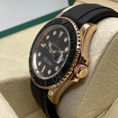 Rolex Yacht-Master 126655 18K Rose Gold Black Dial Automatic Watch B&P