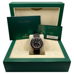 Rolex Yacht-Master 126655 18K Rose Gold Schwarzes Zifferblatt Automatikuhr B&P