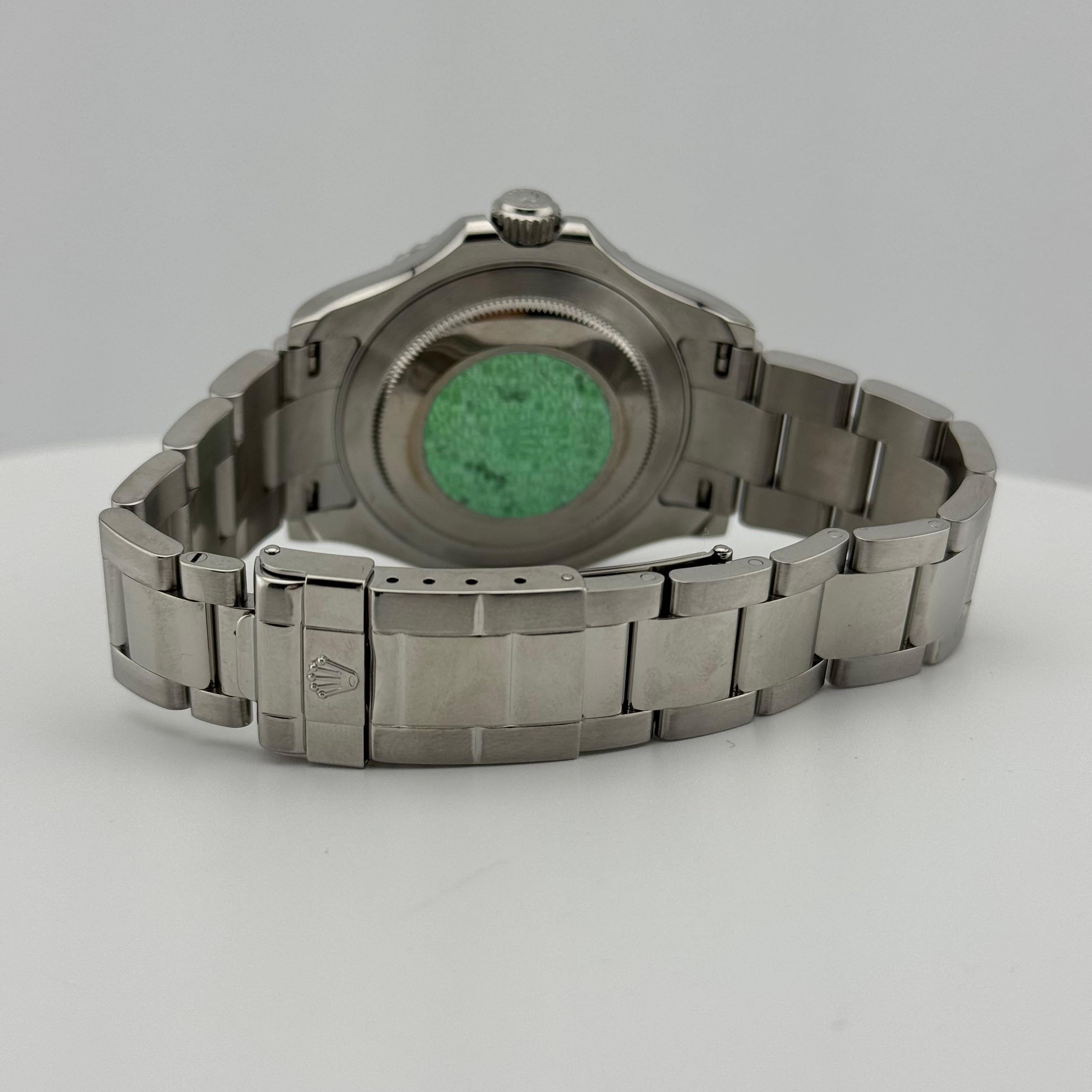 Uomo Rolex Yacht Master 16622 40mm Quadrante Platino Acciaio Inox Scatola Libretti in vendita
