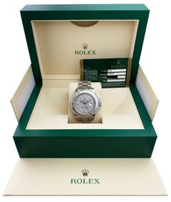Rolex Yacht Master 16622 Lunetta in Platino Orologio da Uomo Scatola Documenti