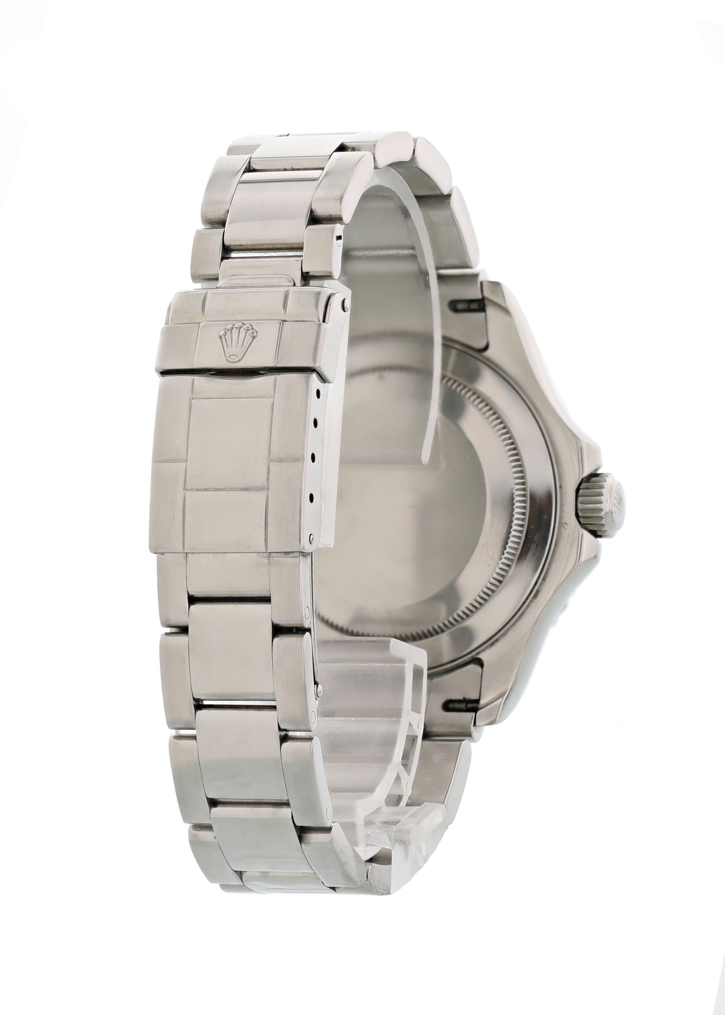 Rolex Yacht-Master 16622 Platinum Bezel Men's Watch For Sale 1