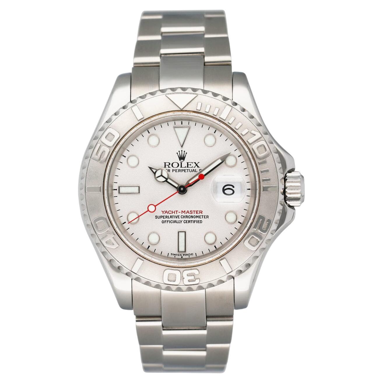 Reloj Rolex Yacht Master 16622 Bisel de platino para caballero