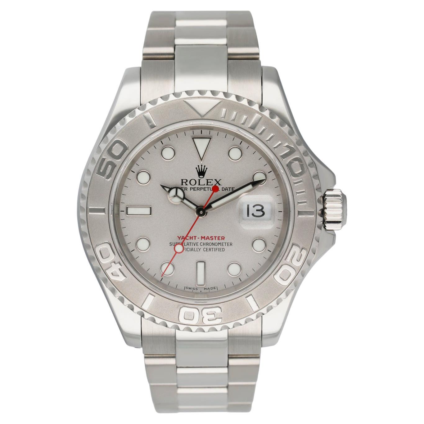 Rolex Yacht Master 16622 Platinum Bezel 