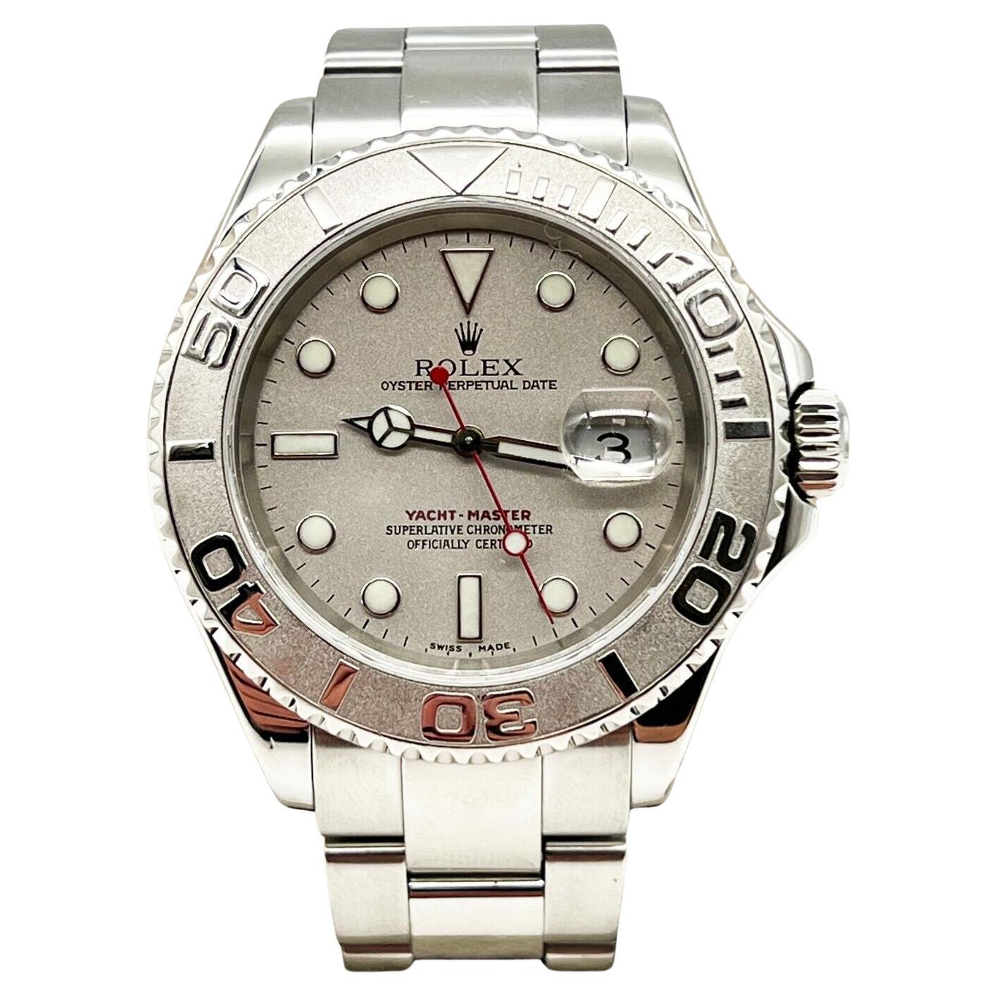 Rolex Yacht Master 16622 Platine et Acier Inoxydable En vente sur 1stDibs