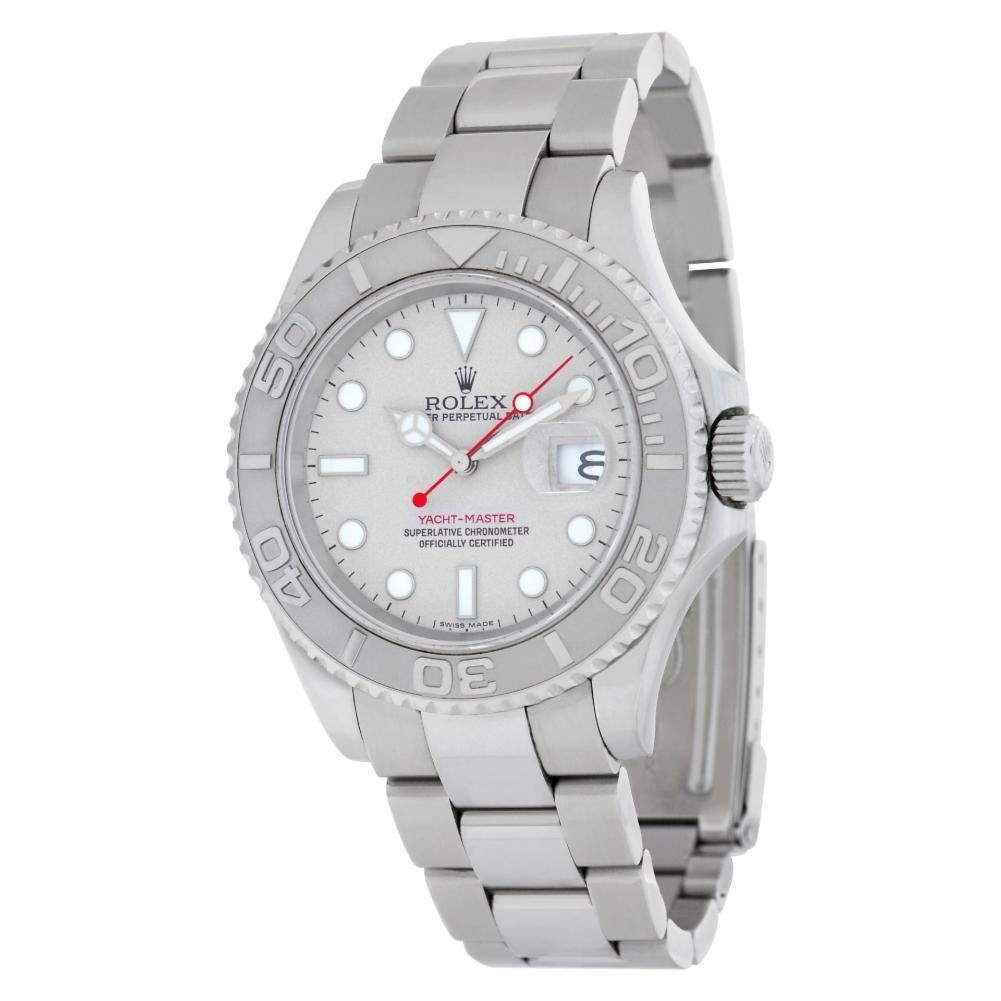 Modern Rolex Yacht-Master 16622 Stainless Steel Auto Watch For Sale