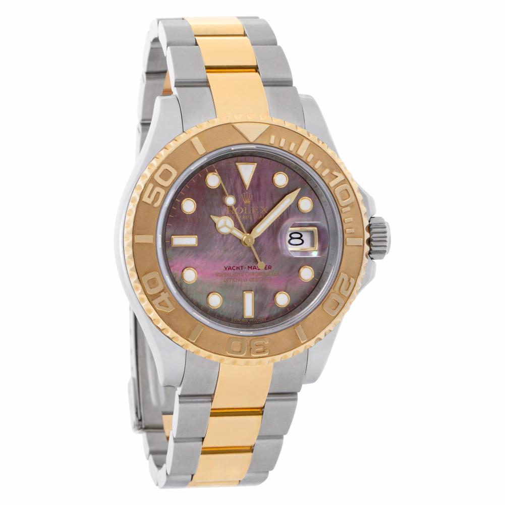 Rolex Yacht-Master 16623 18 Karat and Steel Auto Watch In Excellent Condition For Sale In Miami, FL