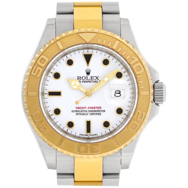 Rolex Yacht-Master 16623, White Dial, Certified and Warranty For Sale ...