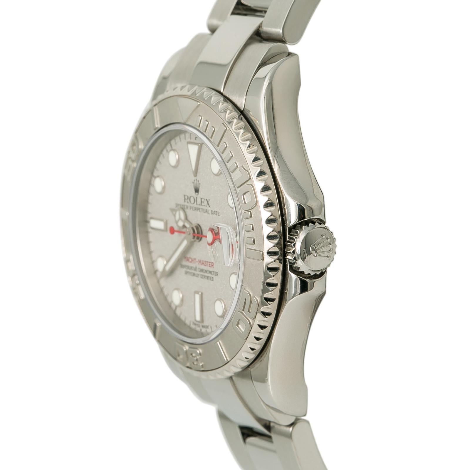 Rolex Yacht-Master 168622, White Dial, Certified and Warranty For Sale 1