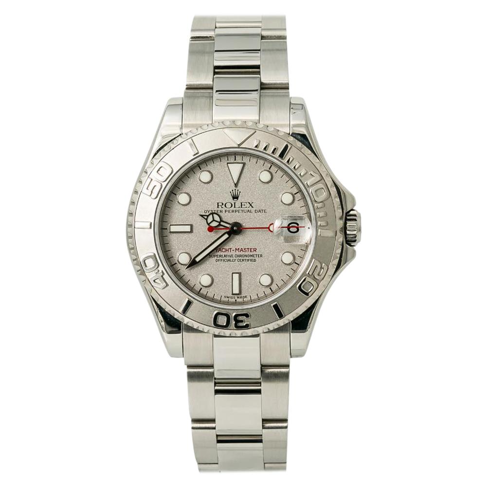 Rolex Yacht-Master 168622, White Dial, Certified and Warranty For Sale