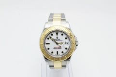 Rolex Yacht Master 168623 White Dial 18 Karat Gold and Steel Box Papers, 2011