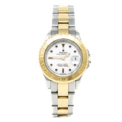 Rolex Yacht-Master 169623 with 6.5 Band, Yellow-Gold Bezel and White Dial