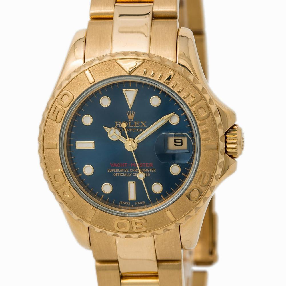 Rolex Yacht-Master 169628, Blue Dial, Certified and Warranty For Sale 1