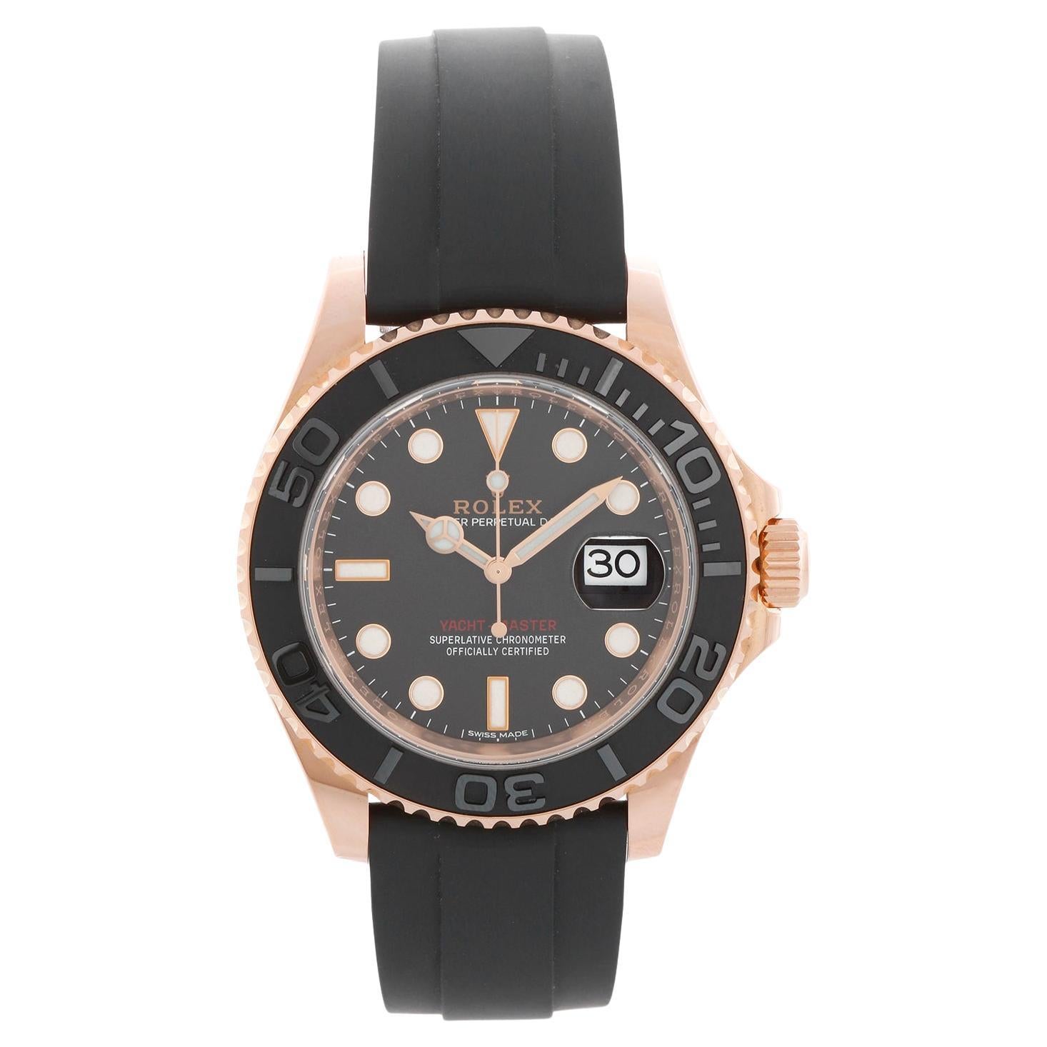 Reloj de caballero Rolex Yacht-Master de oro Everose de 18 quilates 116655 en venta