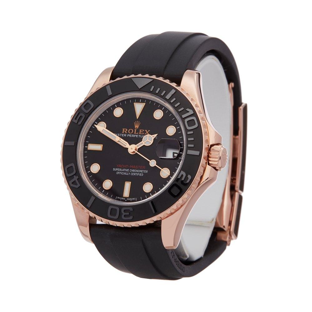 Ref: W6173
Manufacturer: Rolex
Model: Yacht-Master
Model Ref: 268655
Age: 26th January 2016
Gender: Unisex
Complete With: Box, Manuals & Guarantee
Dial: Black Other
Glass: Sapphire Crystal
Movement: Automatic
Water Resistance: To Manufacturers