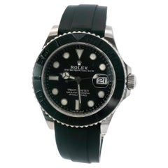 Rolex Yacht-Master 226659 Black Dial 18K White Gold Watch Box Papers