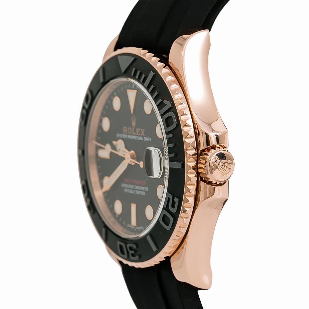 Rolex Yacht-Master 268655, Gold Dial, Certified and Warranty In Excellent Condition In Miami, FL