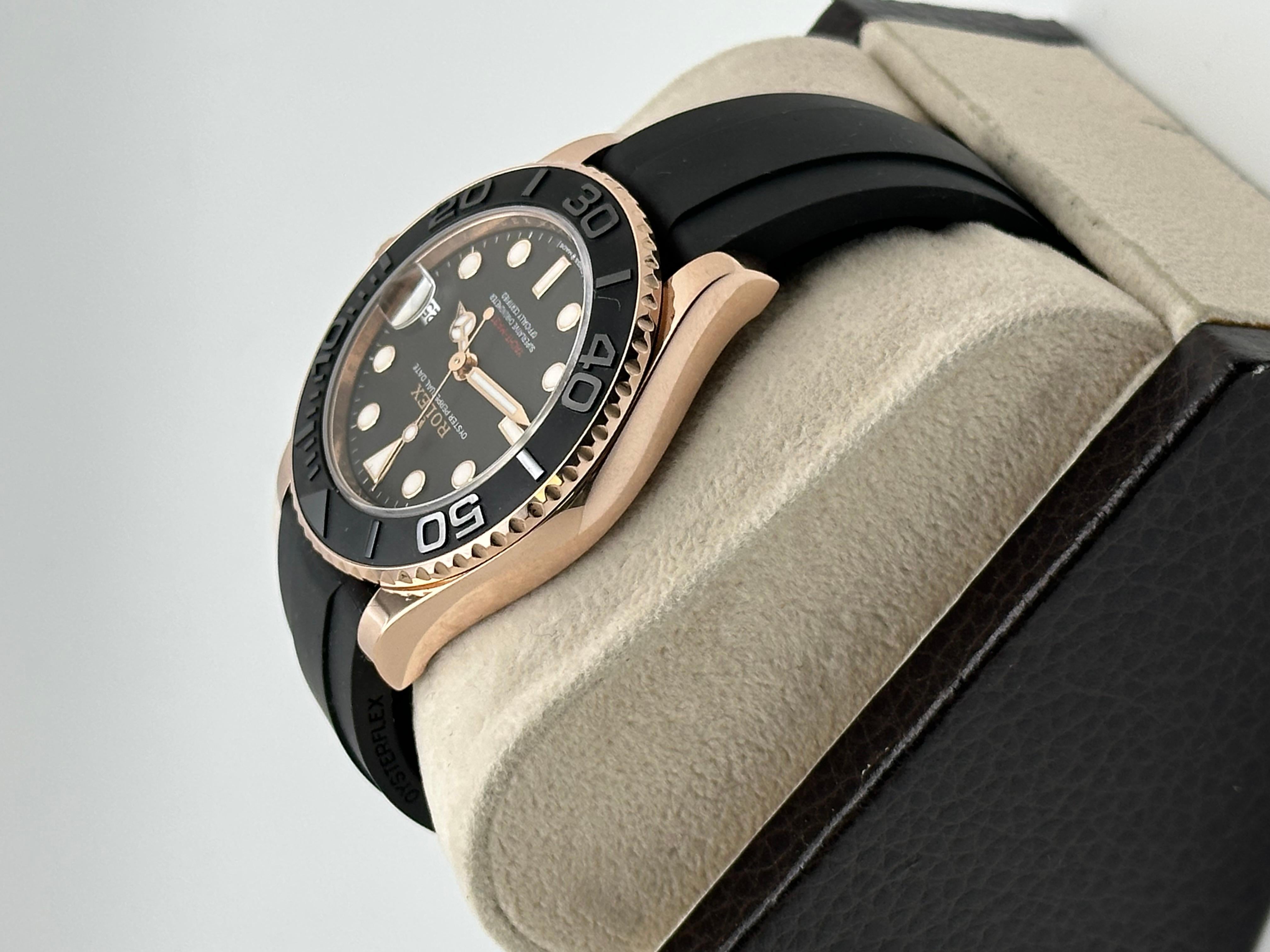 Rolex Yacht Master 268655 37mm 18K Rose Gold Oysterflex Band 2023 1