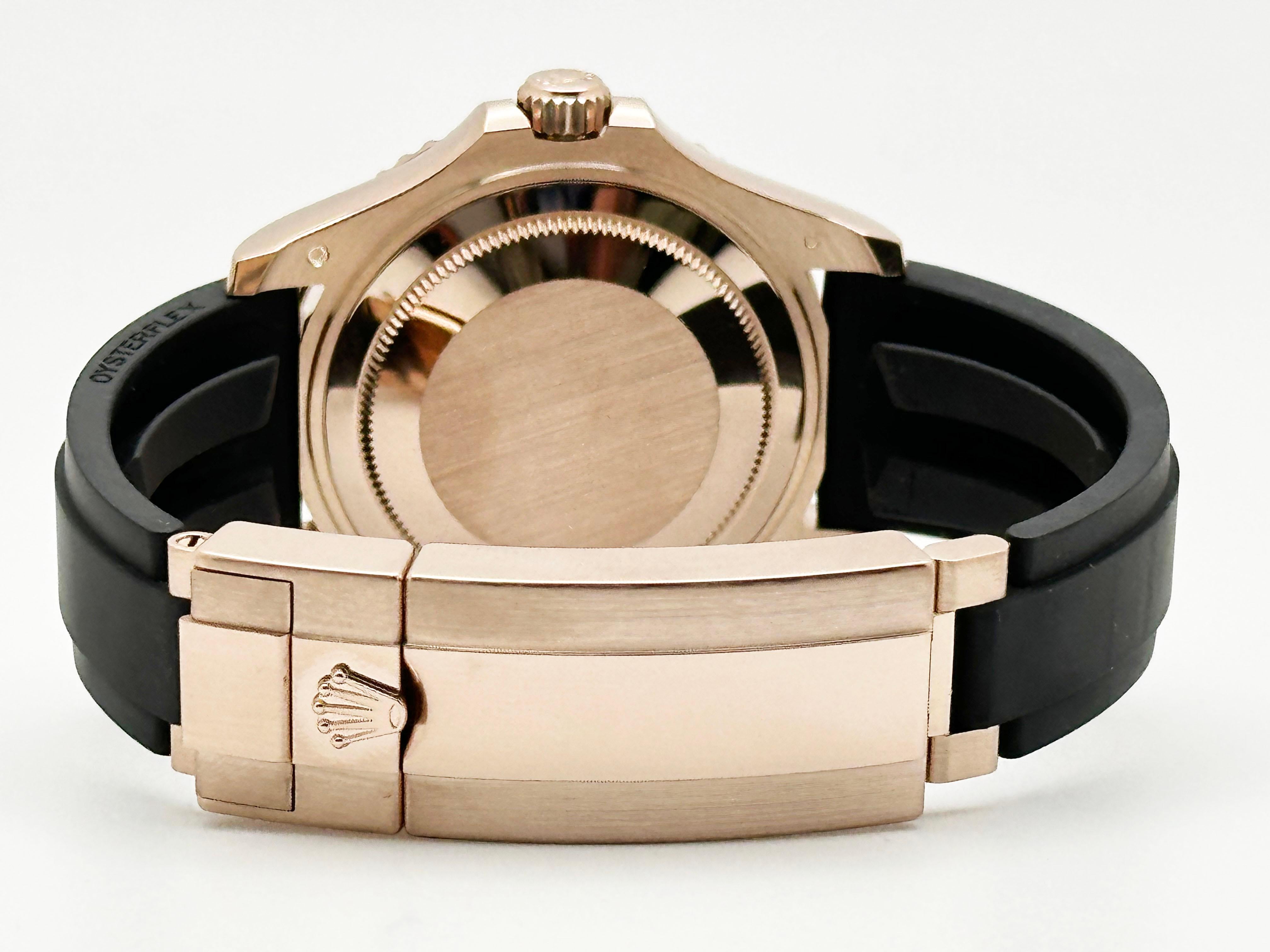 Rolex Yacht Master 268655 37mm 18K Rose Gold Oysterflex Band 2023 3
