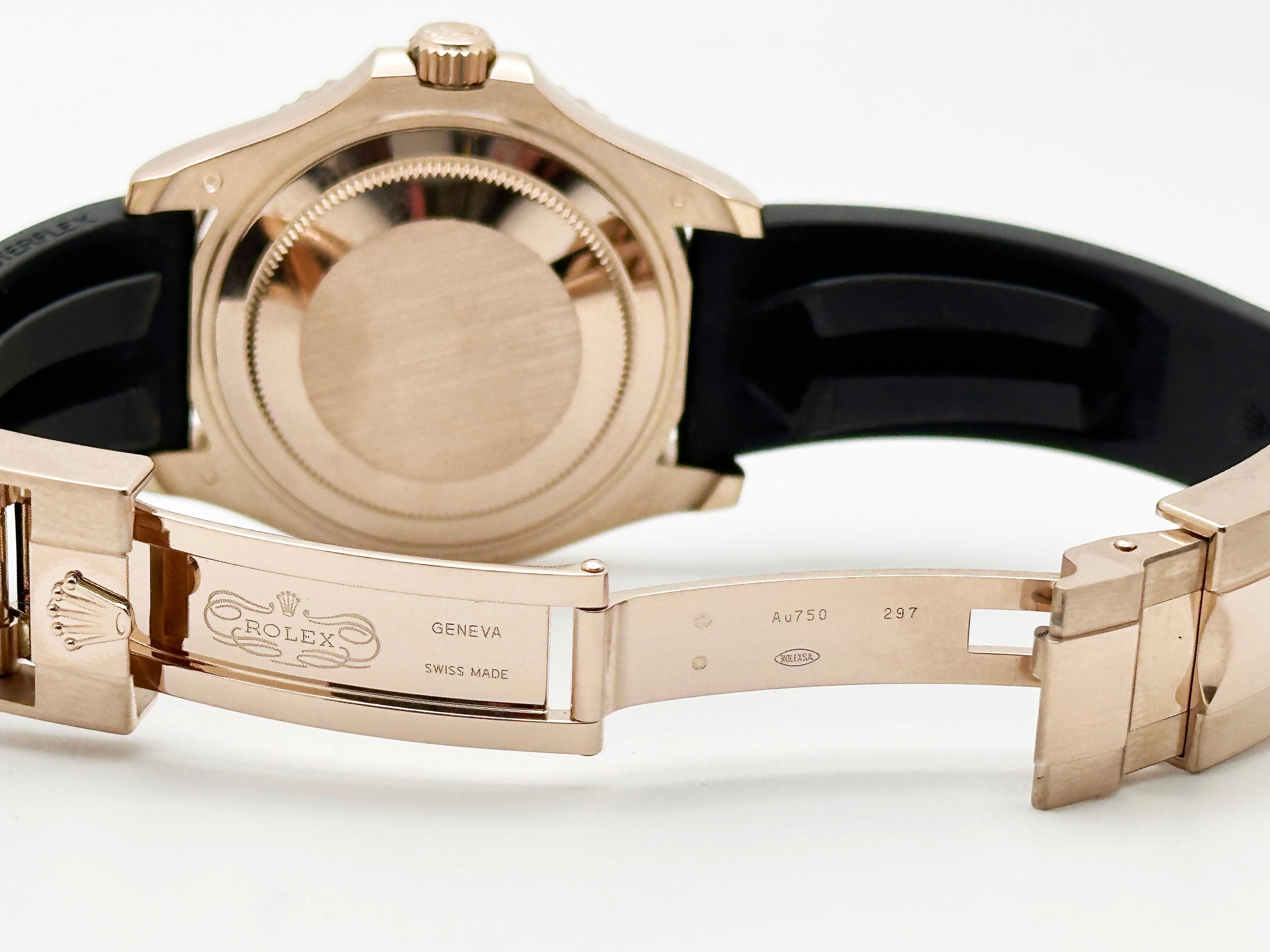 Rolex Yacht Master 268655 37mm 18K Rose Gold Oysterflex Band 2023 5