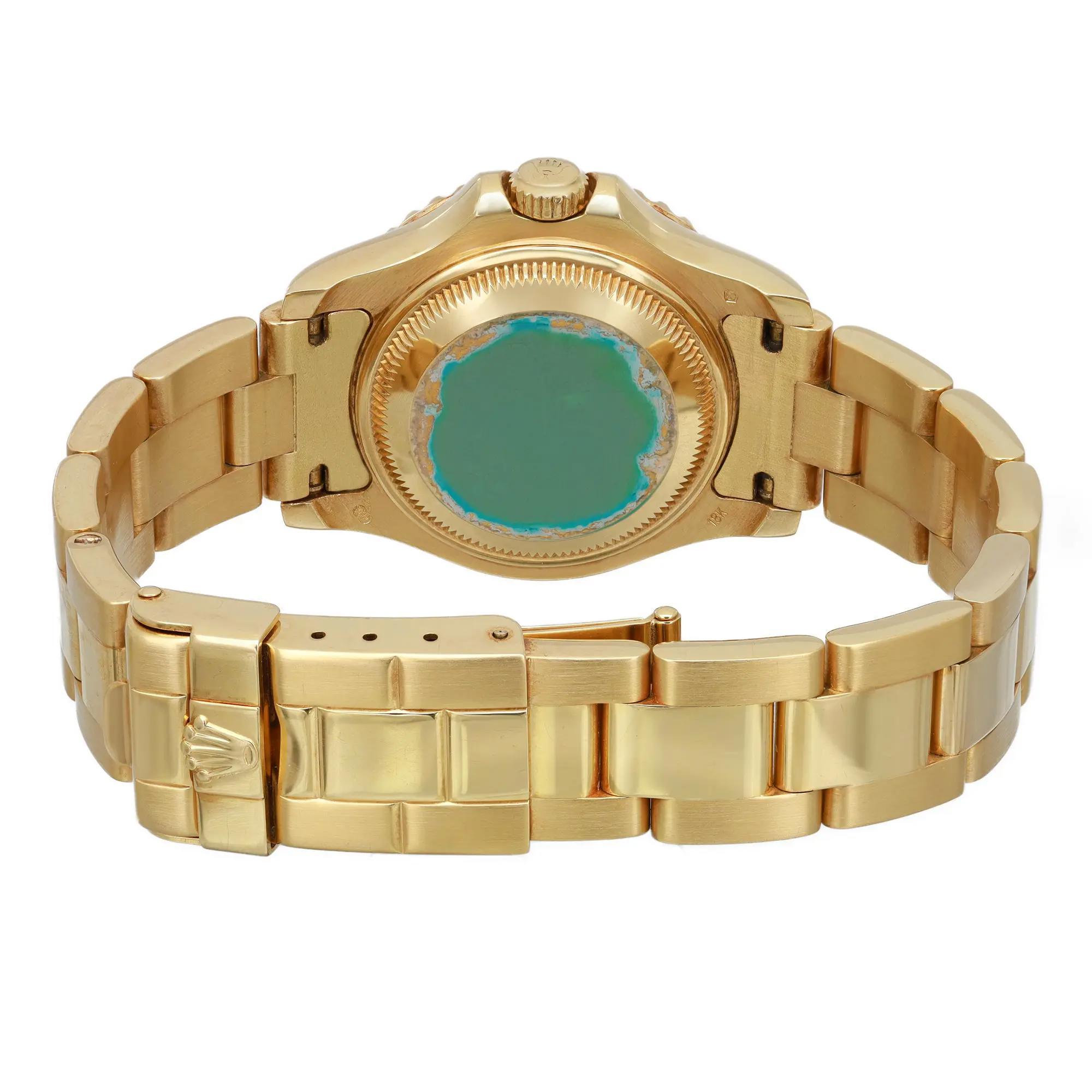 Rolex Yacht-Master 29mm 18K Yellow Gold Dial Automatic Ladies Watch 169628 For Sale 2