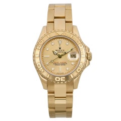 Rolex Yacht-Master 29mm 18K Yellow Gold Dial Automatic Ladies Watch 169628