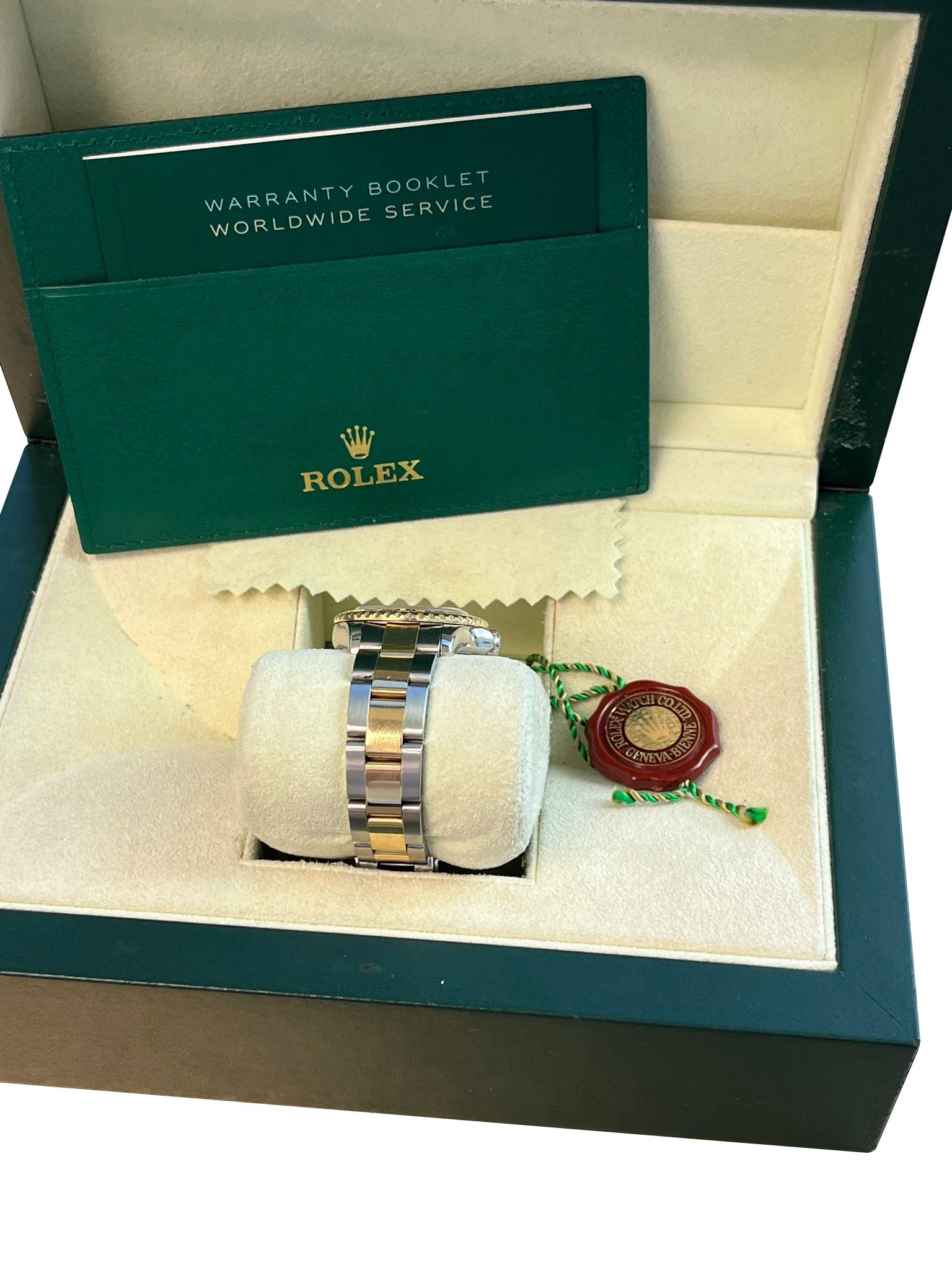 Rolex Yacht-Master 29mm Yellow Gold & Steel White Index Dial Women Watch 169623 7