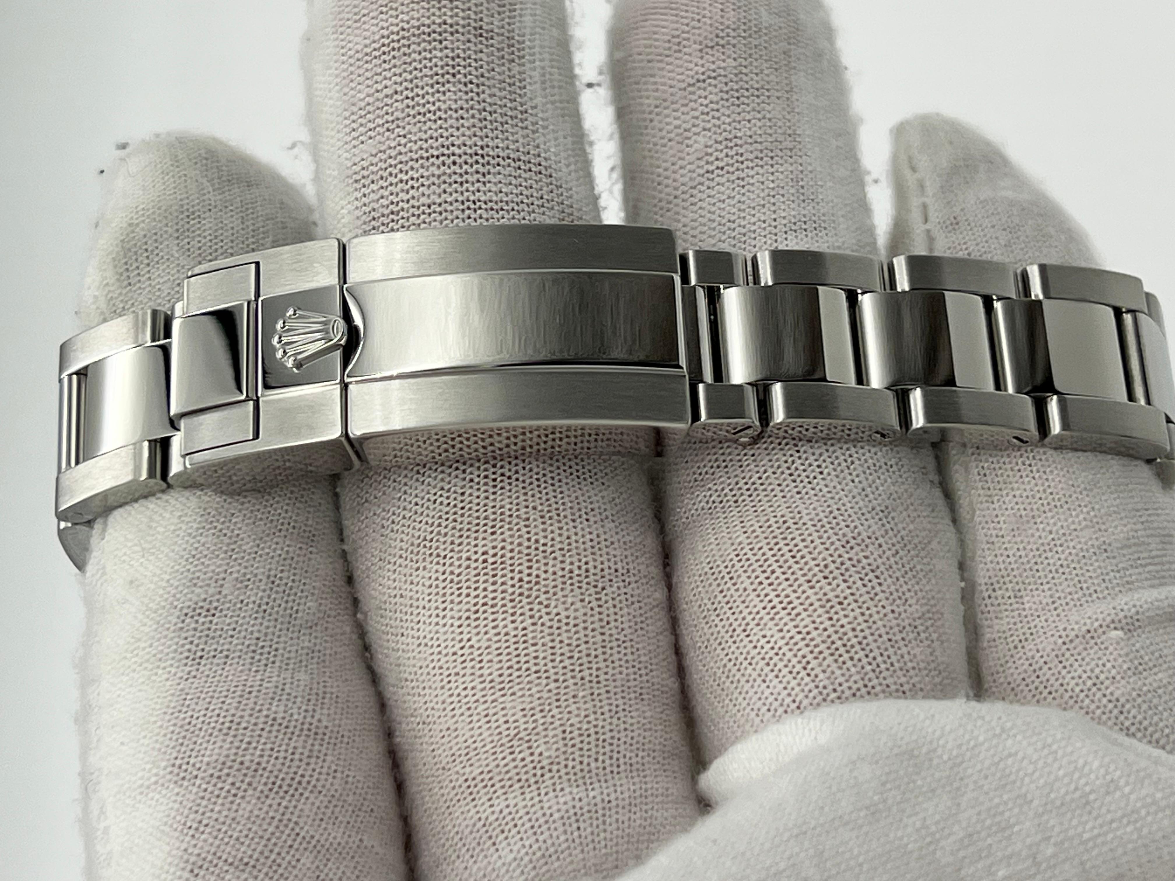 Rolex Yacht Master 37 268622 cadran rhodié platine lunette acier boîte papier 2021 Unisexe en vente