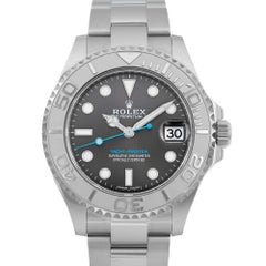 Rolex Yacht-Master 37mm Platinum Steel Rhodium Dial Automatic Watch 268622