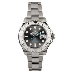 Used Rolex Yacht-Master 40 Stainless Steel Watch 'Rhodium Index' 116622 