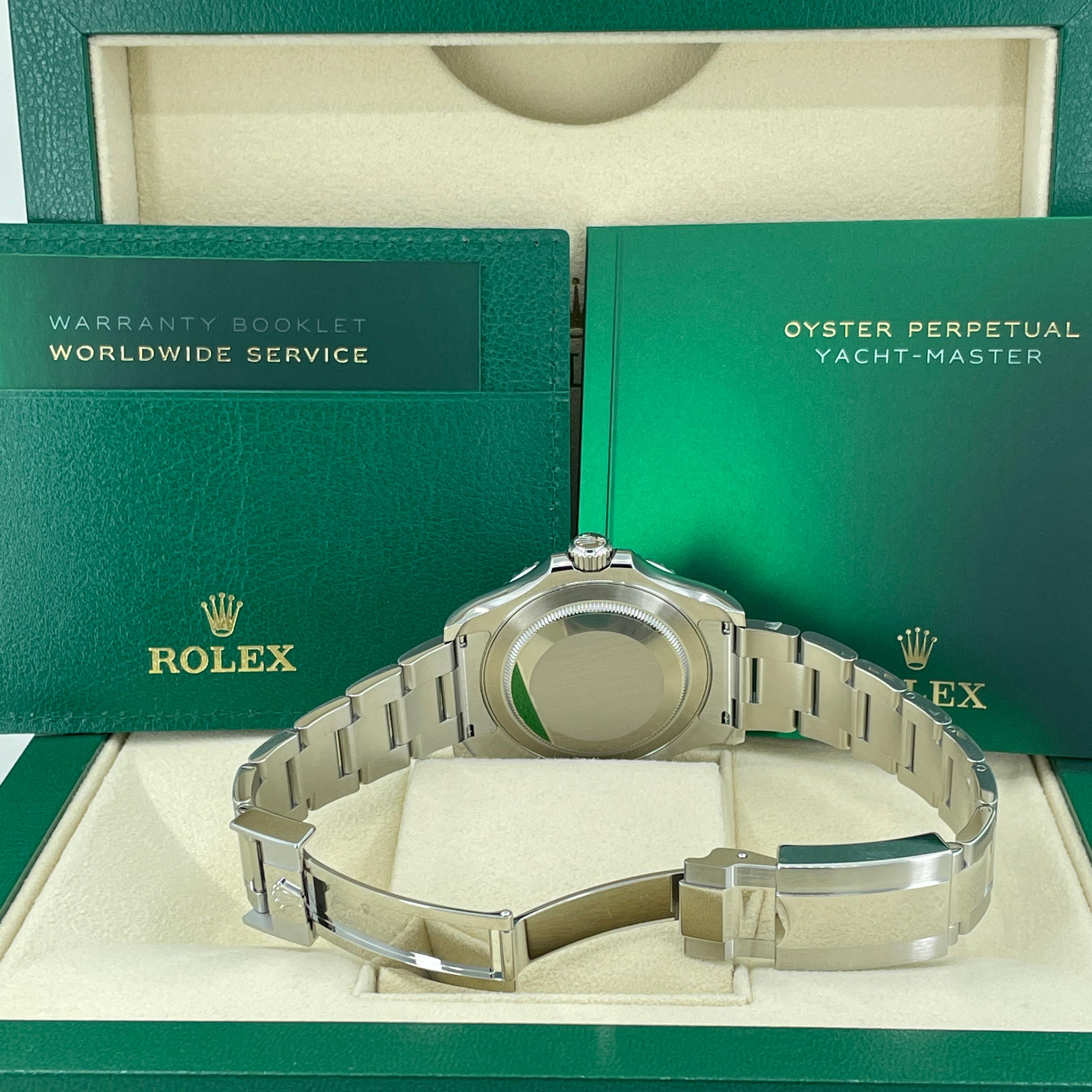 Rolex Yacht-Master Stainless Steel, Slate Dial, Ref# 126622, Unworn Watch, 2022 In New Condition For Sale In New York, NY